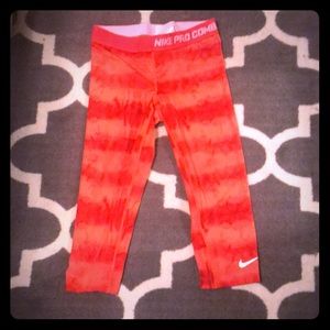 Nike Pro Combat Crop Tights - Size S